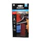 image 2 of Timco - 1/3 Sanding Sheets - 80 Grit - Red - Punched (Size 93 x 185mm - 5 Pieces)