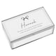 image 1 of Personalised Bow Mirrored Jewellery Box