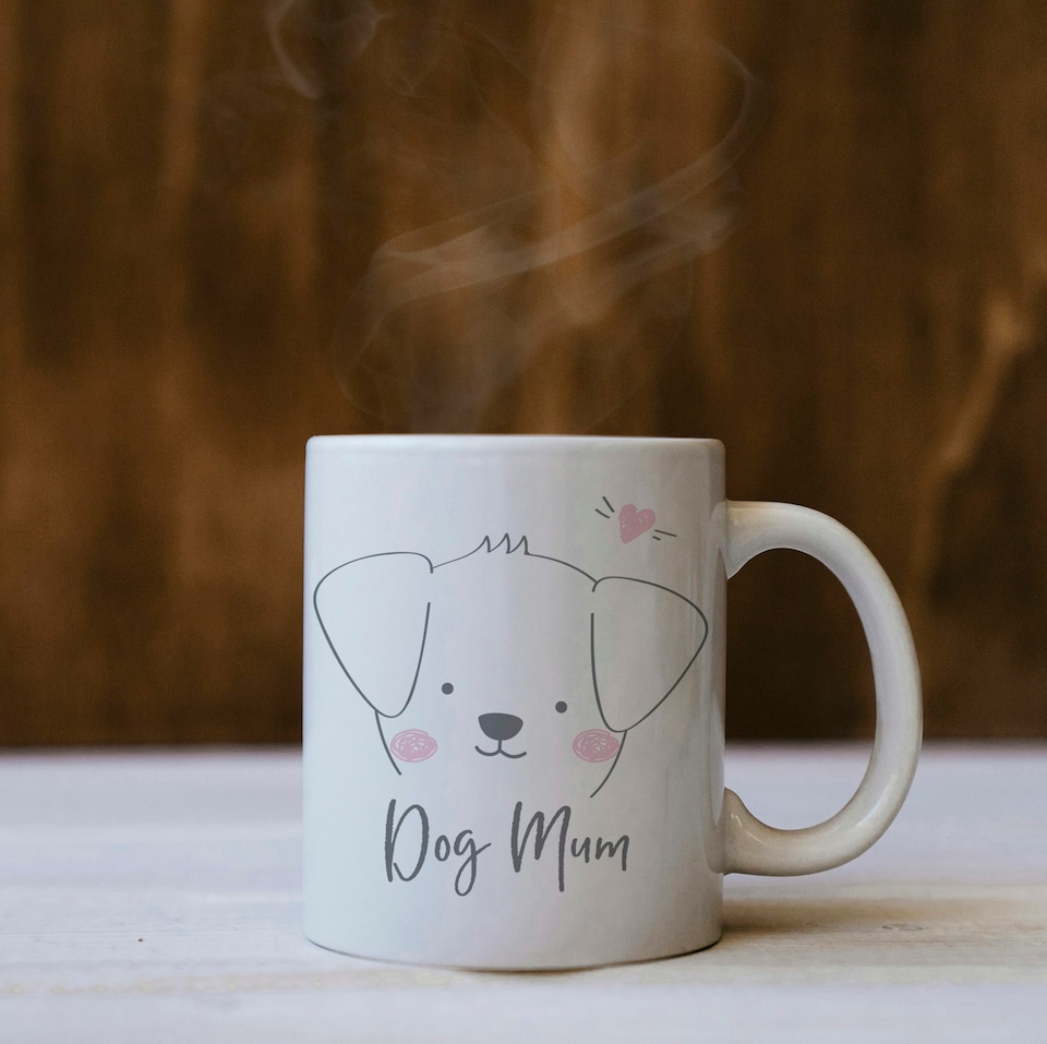 image 1 of Personalised Dog Mum Mug | White | 1