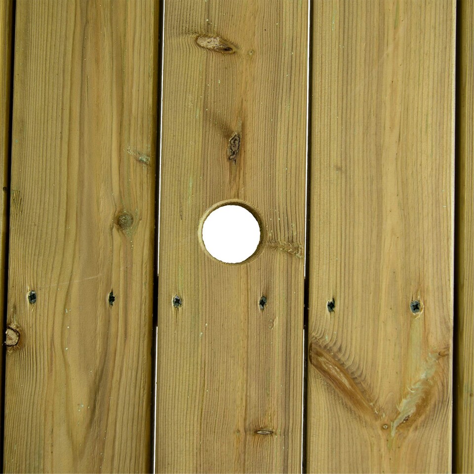 image 1 of Charles Bentley British Made Superior Wooden Rectangular Picnic Table FCS Certified