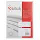 image 1 of Blick 16 Per Sheet 100 Sheets, 100mm x 34mm, Rectangular, White, 1600 Labels