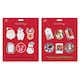 image 1 of 50 Gift Tags Foil Traditional & Glitter Cute Assorted