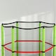 image 8 of HOMCOM Kids Trampoline Mini Bouncer w/ Enclosure Net for 3-6 Years Green