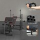 image 6 of SPORTNOW Weight Bench with Two Barbell Racks, Preacher Curl Bench