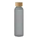 image 2 of MidOcean Abe Frosted Bamboo 500ml Bottle - Transparent Grey - One Size Grey | One Size