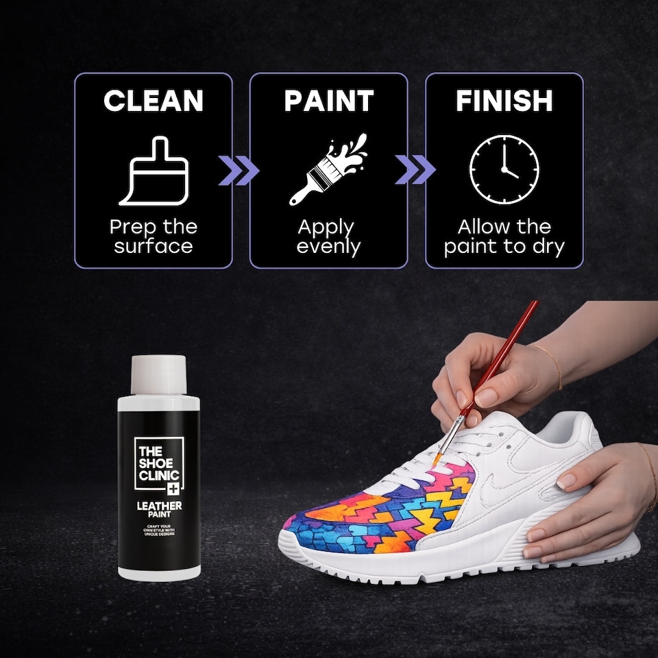 image 1 of Shoe Clinic - Leather Paint - 50ml - Lilac