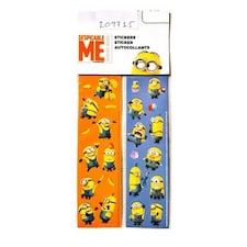 Despicable Me Minions Stickers - Yellow/Blue - One Size