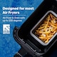 image 8 of BetterWare Air Fryer Accessories Set of 2 x 15cm Square Tins