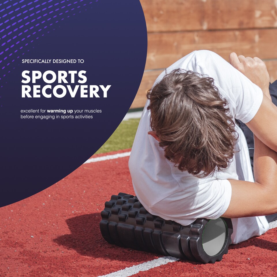 image 1 of Kayman High Density Foam Roller for Deep Tissue Muscle Recovery