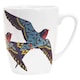 image 1 of Queens Paradise Birds Swallow Fine China 400ml Oak Mug | Multi | 1