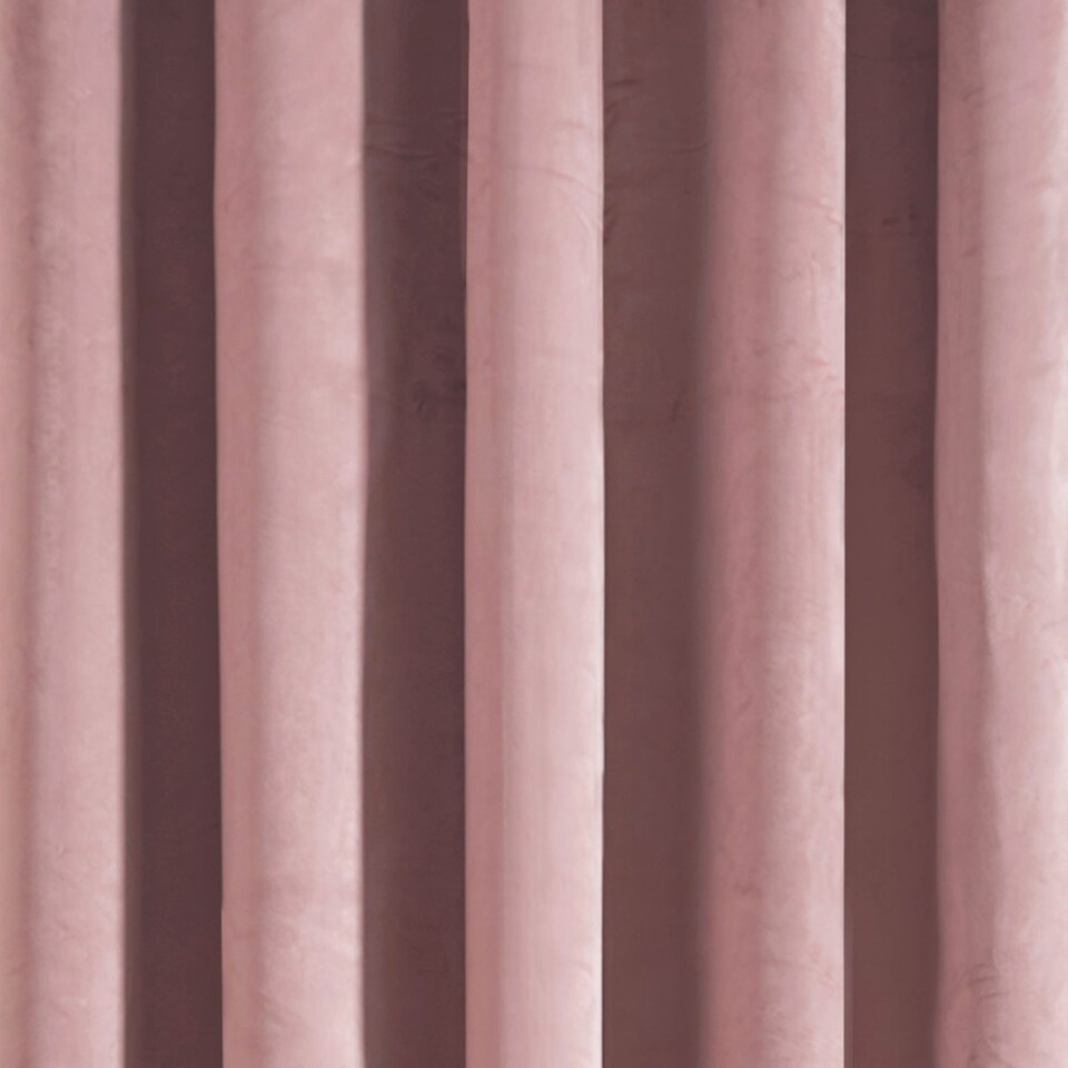 image 1 of Laurence Llewelyn-Bowen Montrose Eyelet Single Panel Door Curtain Blush