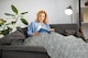 image 5 of Zahra Black Blanket/Throw | Black | Black | One Size
