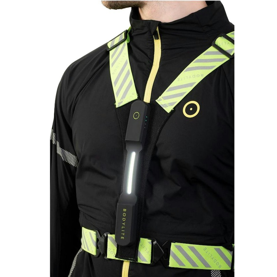 image 1 of Bodylite Gear Unisex Adult Hi-Vis Vest - Neon Yellow/Black - One Size