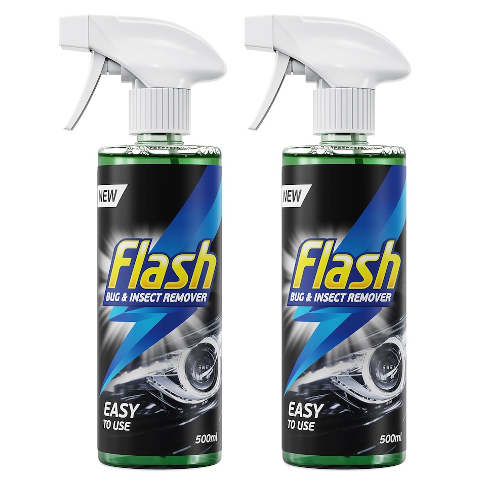 image 1 of Flash Car Care Bug & Insect Remover 2 x 500ml