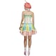 image 3 of Fever Womens/Ladies Deluxe Vintage Clown Costume Set - Multicoloured - M M