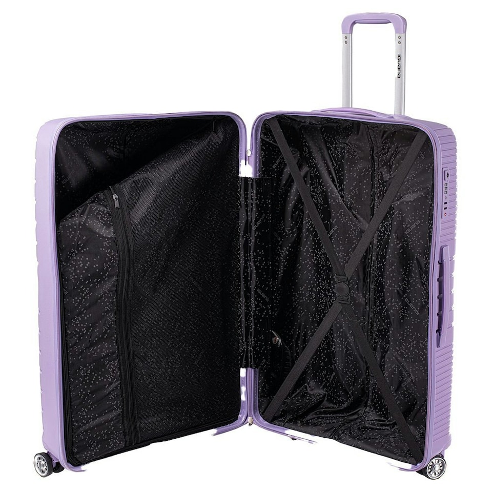image 1 of Iguana Cantabria II 97L Hardshell 4 Wheeled Suitcase - Lavender - One Size