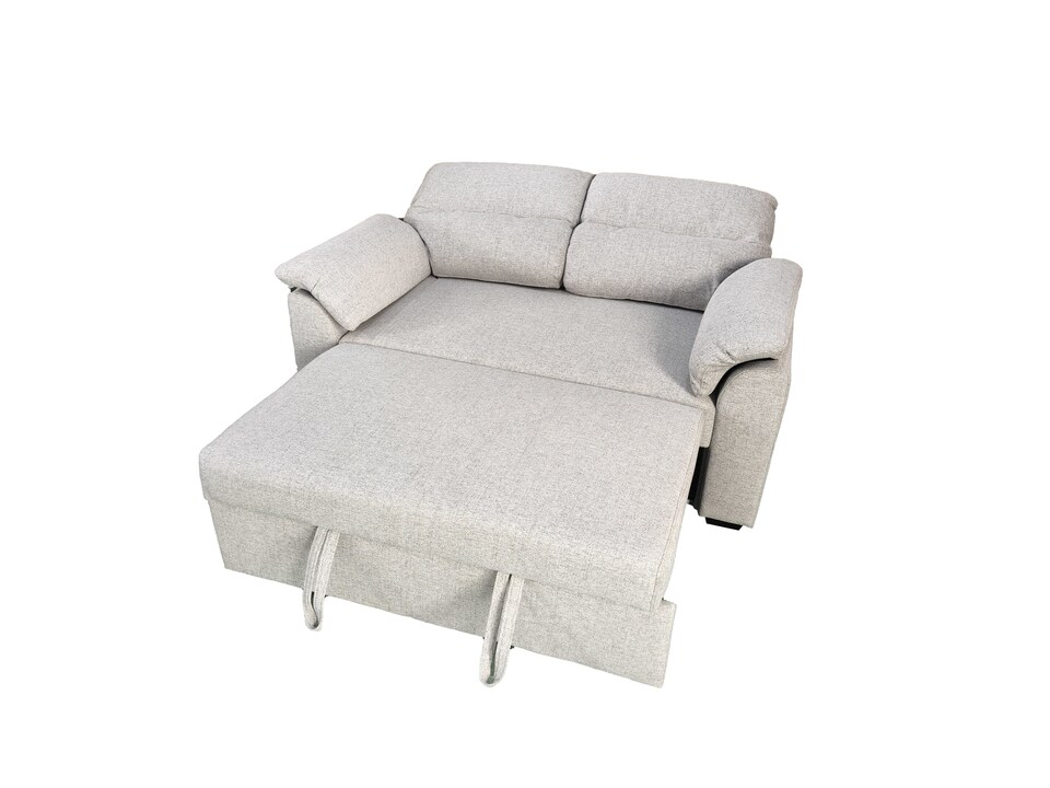 image 1 of Vico 2 Seater Sofa Bed in Grey, Silver or Beige | Silver | One Size