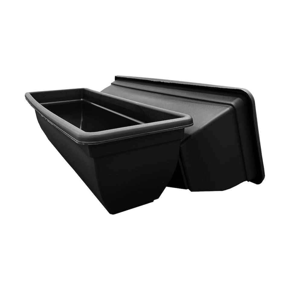 image 1 of Winchester Bellpot Plant Pot Trough | Black | Ebony | 46cm | 1