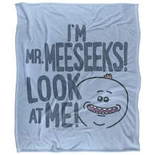 Rick And Morty Look At Me Mr Meeseeks Blanket - Multicoloured - One Size