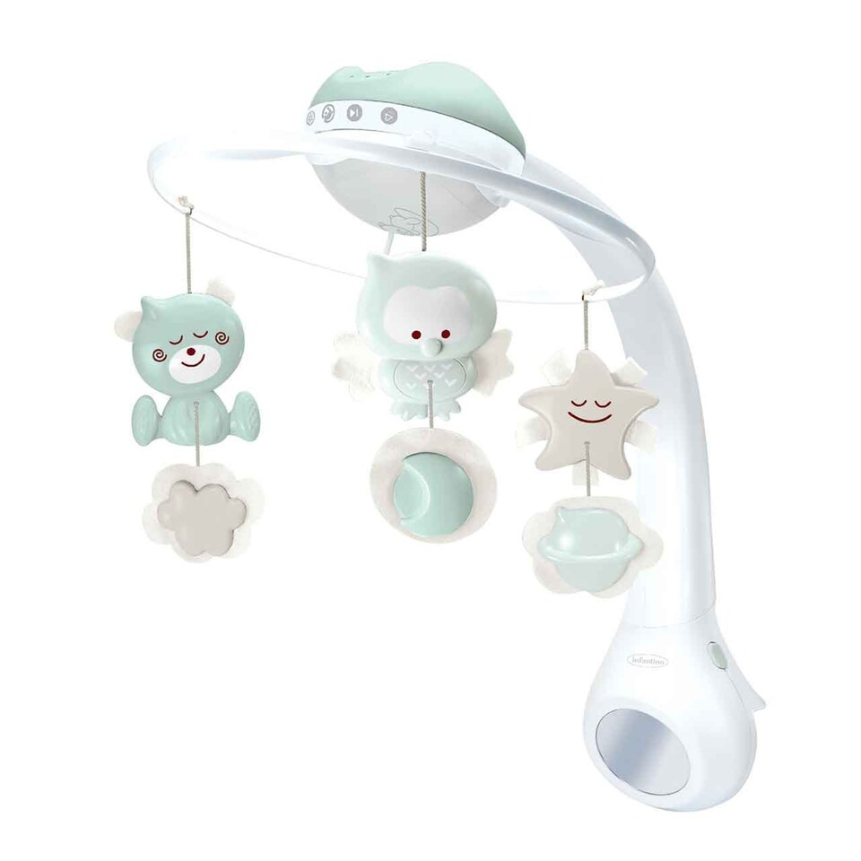 Infantino 3-In-1 Projector Musical Mobile Mint