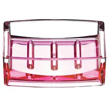 Acrylic Bathroom Hot Pink Soap Dish