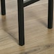 image 8 of HOMCOM Industrial Bar Stools Set of 2, Kitchen Bar Chairs Home Pub Rustic Brown