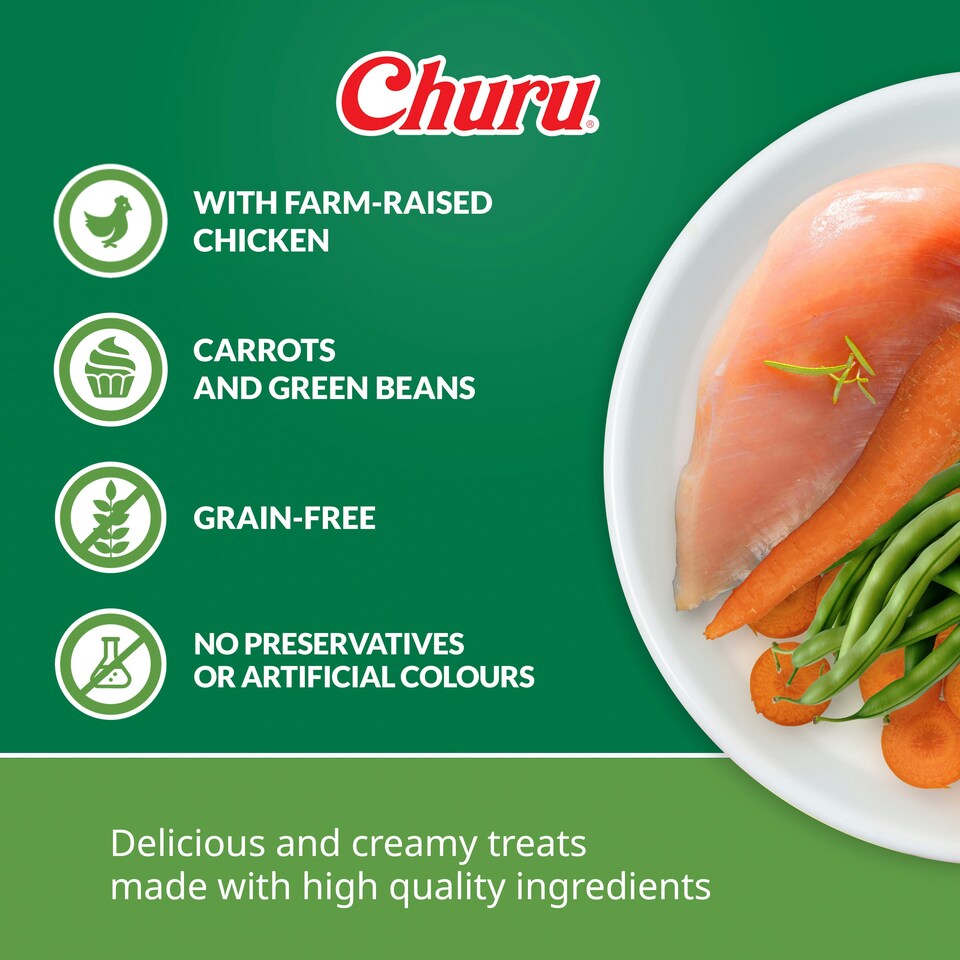 image 1 of Churu Sticks: Chicken & Vegetables Flavour (48 x 14g total)