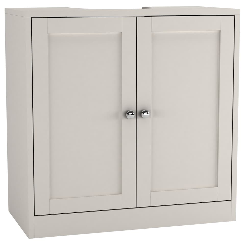 image 1 of Under Sink Full Pedestal Basin Cabinet Cupboard Bathroom Storage Unit | White | 1