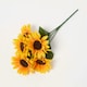 image 3 of Homescapes Handmade Sunflower Artificial Bouquet