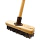 image 8 of Stiff Floor 9" Deck Scrub Brush Scrubbing Patio Scrubber Brush Broom with Handle