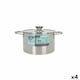 image 1 of Pot with Glass Lid Quttin Hermes Steel 3 L (4 Units) N/A