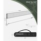 image 8 of Gr8 Home Black 5m Badminton Net Post Set Outdoor Portable Volleyball Pickleball Tennis
