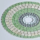 image 3 of Decorative Mosaic for Hydria Water Feature - Green