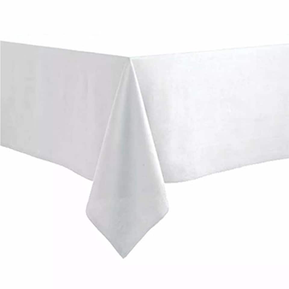 image 1 of Disposable White Paper Square Tablecovers 90cm x 90cm - Pack of 3