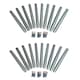 image 1 of Metal Log Roll Stakes for Lawn Garden Border Edging (Pack of 20)