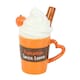 image 5 of Pumpkin Spice Latte Shaped Lidded Mug Orange