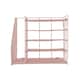 image 5 of Living and Home 5-Tier Desktop Organiser with Vertical File Sorter | Pink