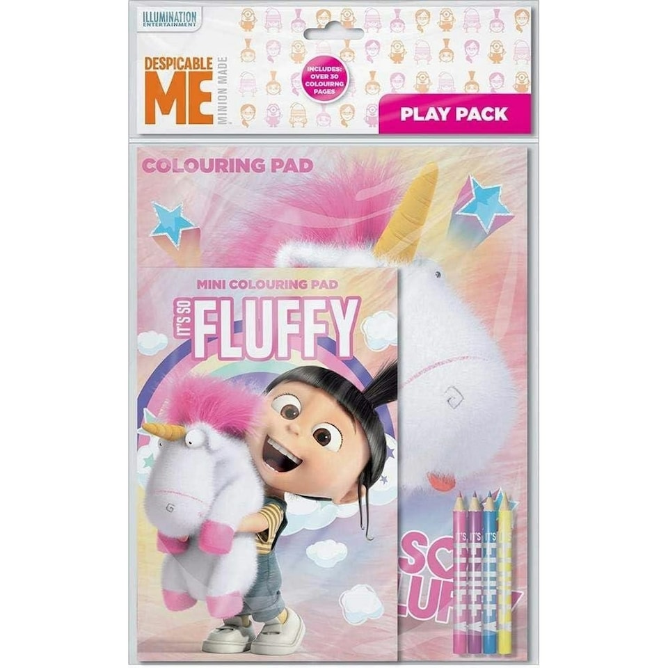Despicable Me Fluffy Activity Kit - Pink - One Size
