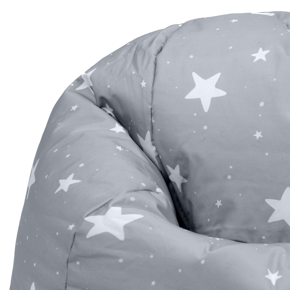 image 1 of icon Kids Starry Skies Bean Bag Chair Grey Childrens Bean Bags