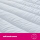 image 3 of Silentnight Ultrabounce Mattress Topper, Bouncy Filling, Hypoallergenic, 2.5 cm Thick,King