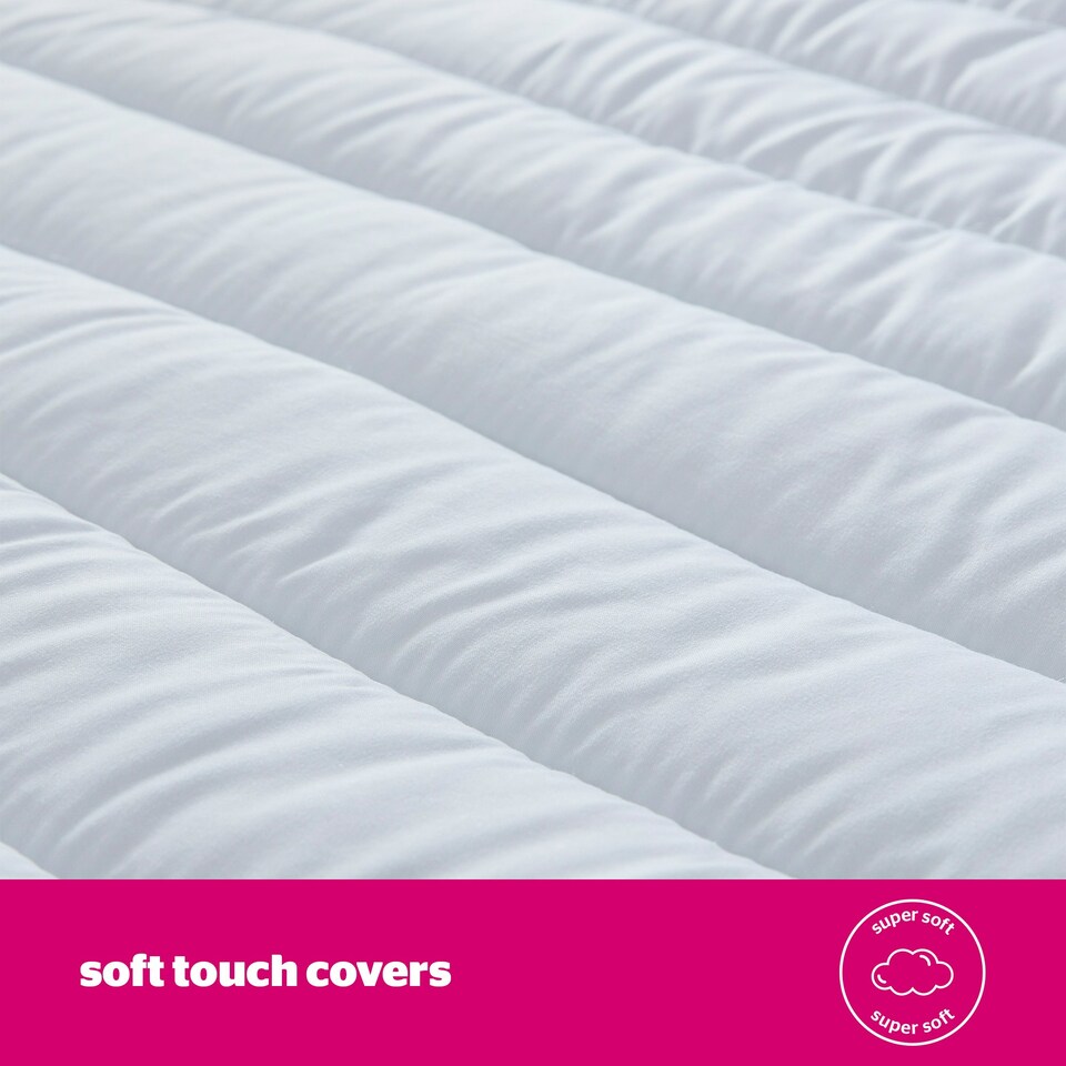 image 1 of Silentnight Ultrabounce Mattress Topper, Bouncy Filling, Hypoallergenic, 2.5 cm Thick,King
