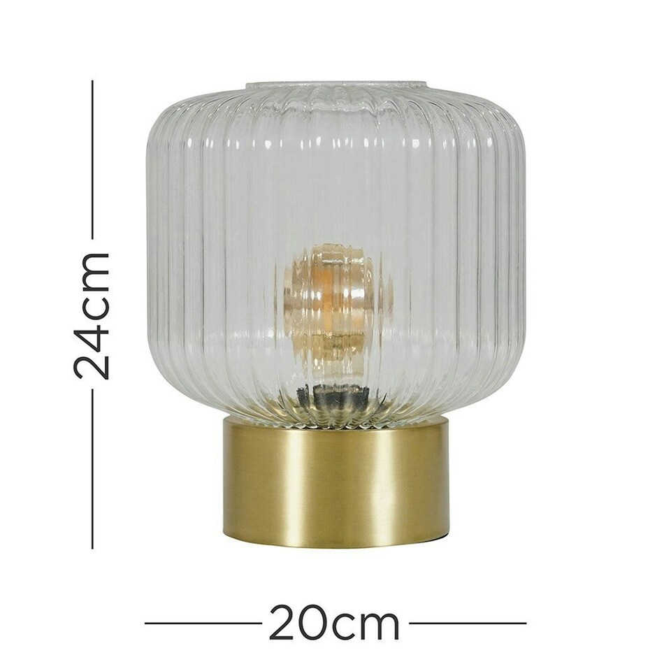 image 1 of ValueLights Matt Gold Table Lamp
