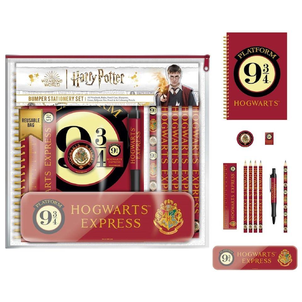 HARRY POTTER (PLATFORM 9 3/4) BUMPER STATIONERY SET - STATIONERY RANGE