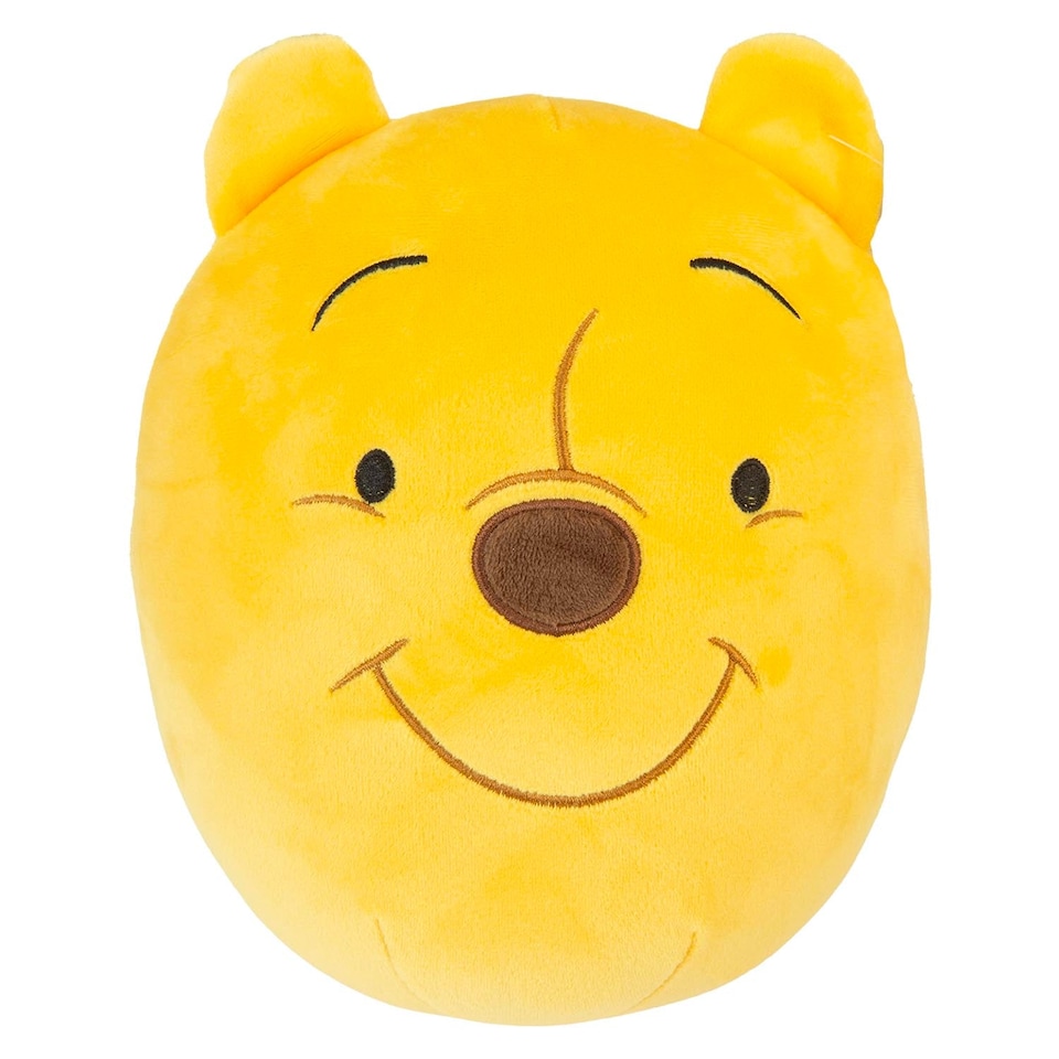 PMS Winnie the Pooh Oval Cushion Plush Pillow Yellow - 22cm x 16cm