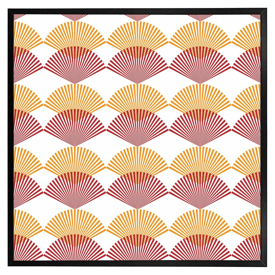 image 1 of Geometric sea shells (Picture Frame) Grey | L