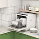 image 2 of HOMCOM Worktop Dishwasher w/ 4 Place Settings 6 Programs, Silver Tone