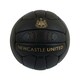 image 1 of Newcastle United FC Heritage Retro Leather Football - Black/Gold - 5 (UTBS4589)