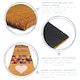 image 2 of Nicola Spring 2x Coir Door Mats - 90 x 60cm Triangles Decorative Indoor Front Door Entry Dirt Trapper Non Slip Backing Doormat
