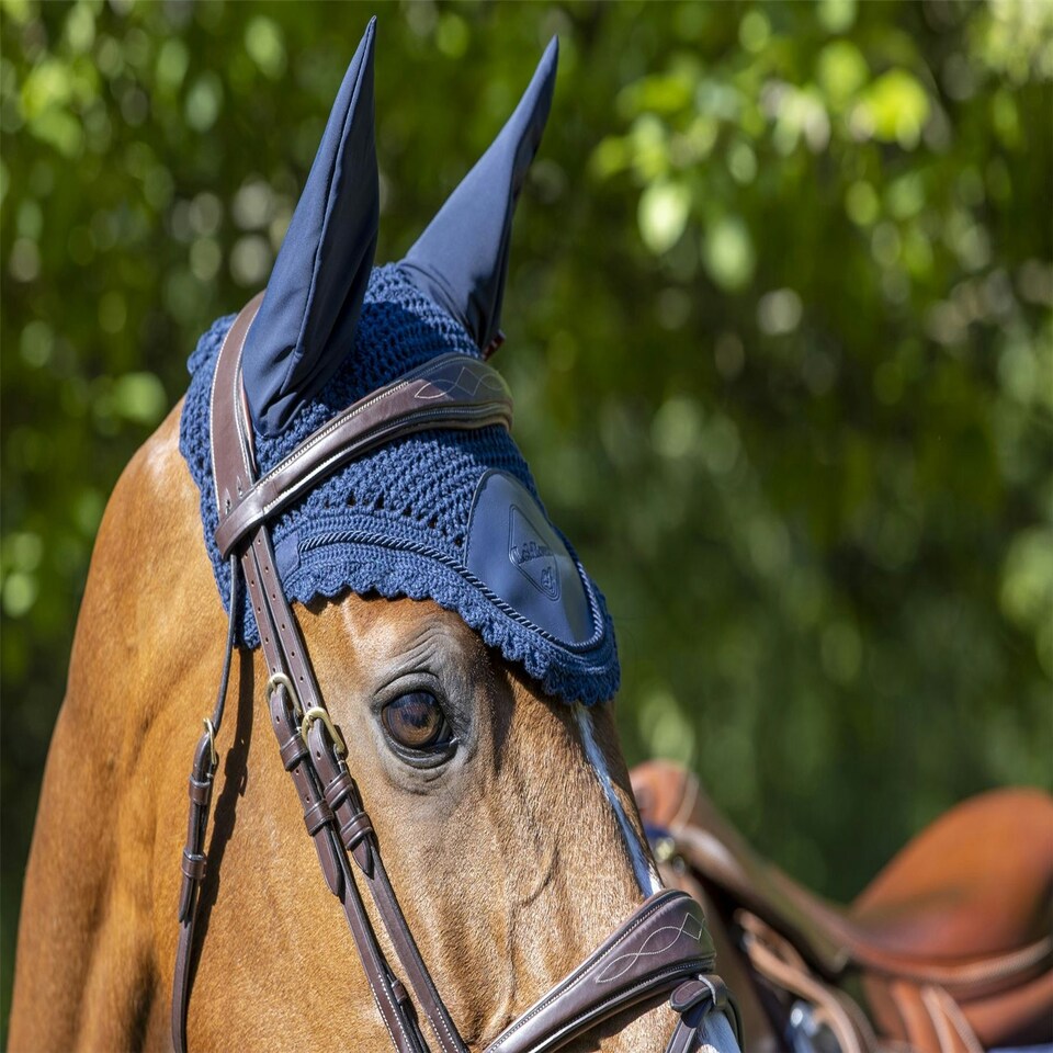 image 1 of LeMieux Elite Fly Hood Blue | Medium