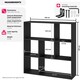 image 6 of Bookshelf Tartu - with 7 storage compartments Black